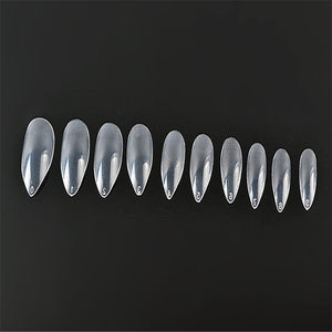 Color Card False Nail Tips Fan Transparent White Fake Nail Tips Manicure Nail Art Practice Display Design Tools - Nail Salon store