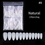 Color Card False Nail Tips Fan Transparent White Fake Nail Tips Manicure Nail Art Practice Display Design Tools - Nail Salon store