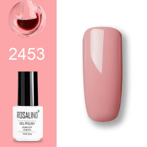 ROSALIND Gel Polish Set UV Vernis Semi Permanent Primer Top Coat 7ML Poly Gel Varnish Nail Art Manicure Gel Lak PolishesNails - Nail Salon store