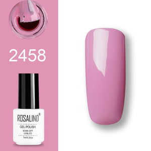 ROSALIND Gel Polish Set UV Vernis Semi Permanent Primer Top Coat 7ML Poly Gel Varnish Nail Art Manicure Gel Lak PolishesNails - Nail Salon store