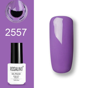 ROSALIND Gel Polish Set UV Vernis Semi Permanent Primer Top Coat 7ML Poly Gel Varnish Nail Art Manicure Gel Lak PolishesNails - Nail Salon store