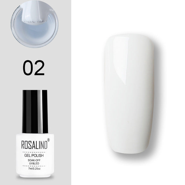 ROSALIND Gel Polish Set UV Vernis Semi Permanent Primer Top Coat 7ML Poly Gel Varnish Nail Art Manicure Gel Lak PolishesNails - Nail Salon store