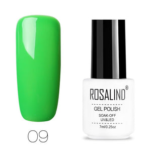 ROSALIND Gel Polish Set All For Manicure Semi Permanent Vernis top coat UV LED Gel Varnish Soak Off Nail Art Gel Nail Polish - Nail Salon store