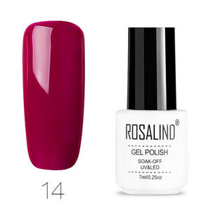 ROSALIND Gel Polish Set All For Manicure Semi Permanent Vernis top coat UV LED Gel Varnish Soak Off Nail Art Gel Nail Polish - Nail Salon store