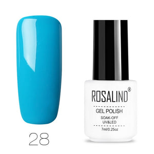 ROSALIND Gel Polish Set All For Manicure Semi Permanent Vernis top coat UV LED Gel Varnish Soak Off Nail Art Gel Nail Polish - Nail Salon store