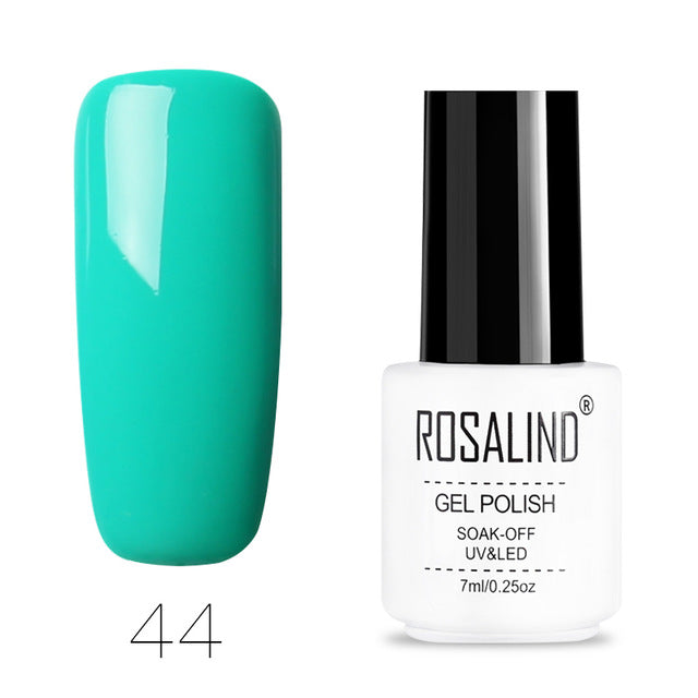 ROSALIND Gel Polish Set All For Manicure Semi Permanent Vernis top coat UV LED Gel Varnish Soak Off Nail Art Gel Nail Polish - Nail Salon store