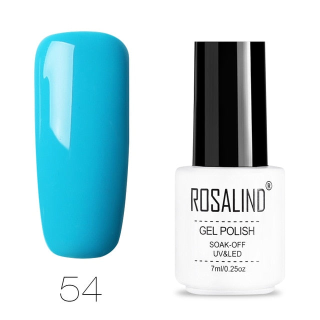 ROSALIND Gel Polish Set All For Manicure Semi Permanent Vernis top coat UV LED Gel Varnish Soak Off Nail Art Gel Nail Polish - Nail Salon store