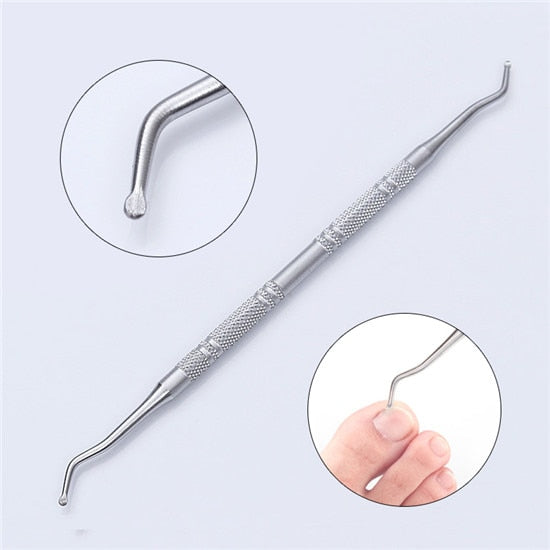 BORN PRETTY Nail Cuticle Pusher Tweezer Rainbow Cutter Nipper Clipper Dead Skin Remover Manicure Nail Art Tool - Nail Salon store