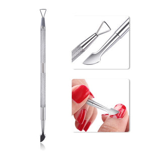 BORN PRETTY Nail Cuticle Pusher Tweezer Rainbow Cutter Nipper Clipper Dead Skin Remover Manicure Nail Art Tool - Nail Salon store