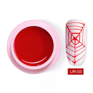 UR SUGAR 7ml Wire Drawing Nail Gel Lacquer Painting Gel Varnish Pulling Silk Spider Creative Nail Art Gel Nail Polish 30 Colors - Nail Salon store