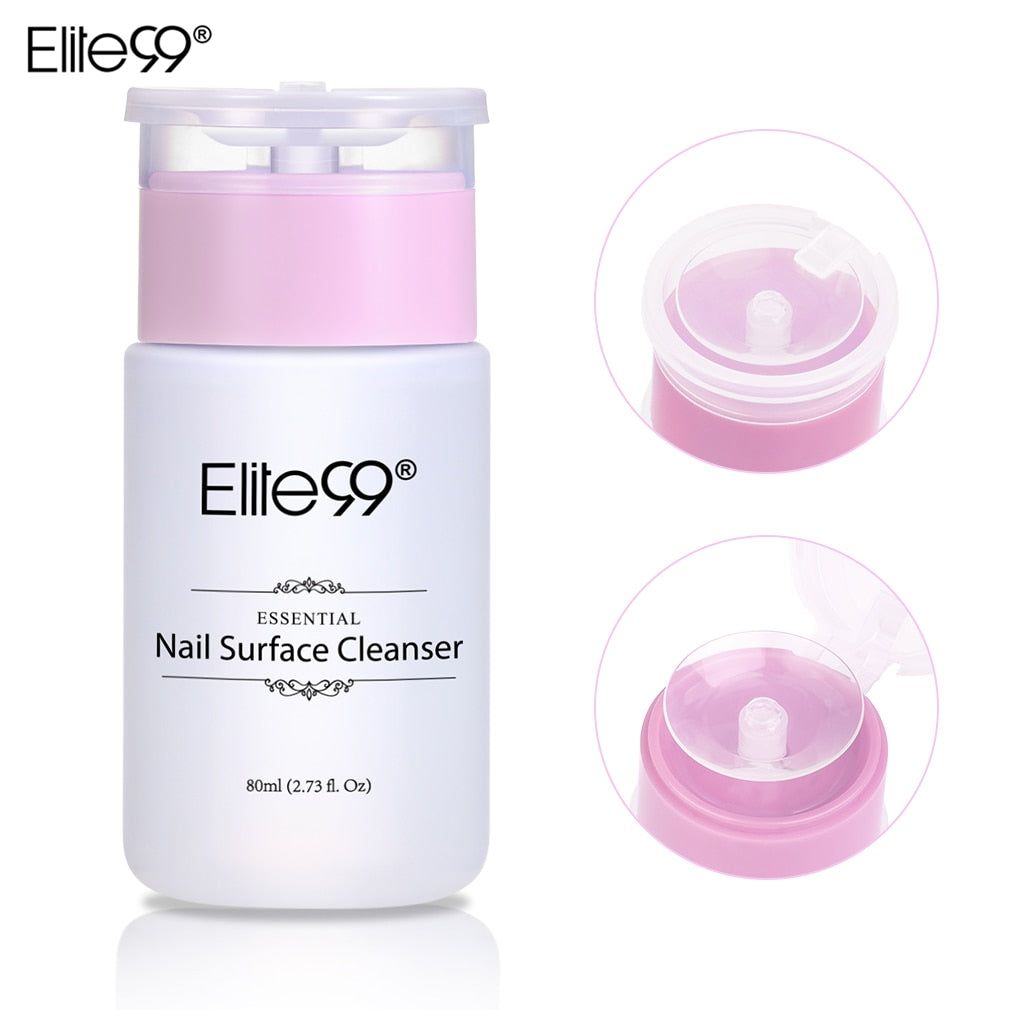 Elite99 Nail Surface Cleanser UV Gel Nail Polish Sticky Remover Liquid Enhance Shiny Effect Cleanser Nail Art Remover Tool - Nail Salon store